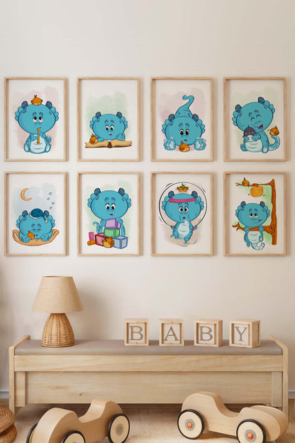 Dragen & Fuglen samlet pakke (9 stk)